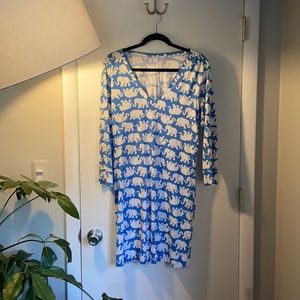 Lilly Pulitzer Elephant Cotton Dress
